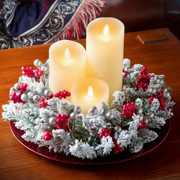 Source Unknown Other - 1pc, Christmas Candle Garland, Desktop Candle Holder Garland Decoration